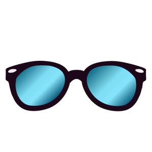 NOVELTY GLASSES CLIPART Printable Sunglasses Icons - Etsy