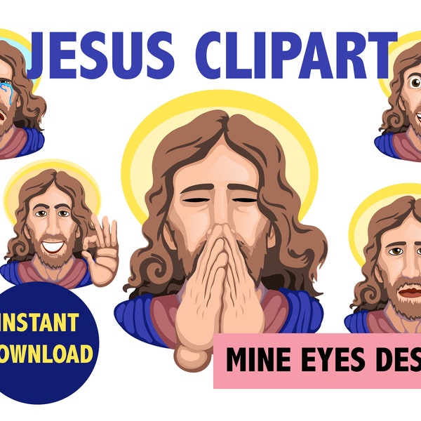 JESUS CLIPART - Digital religious / spiritual creature clip art - Christian clip art images