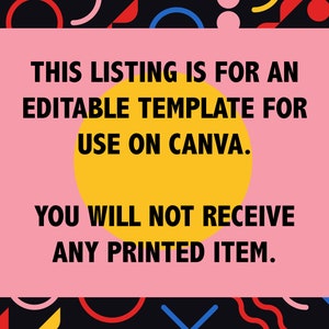 Retro Logo Templates Digital Customizable Canva Templates Mid Century Googie Sign designs image 2