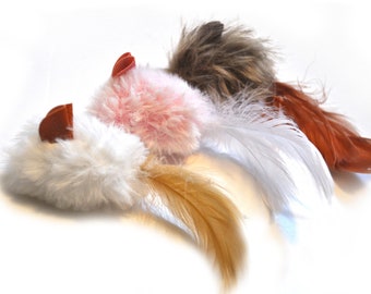 Cat Mouse ,Cat Toy with bell, Cat Feather Mouse
