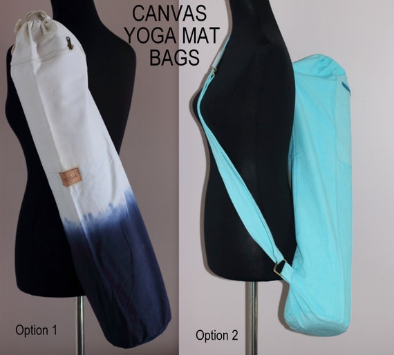 Canvas Yoga Bags! Yoga Mat Bags! Extra Large Yoga Bags! Unisex Yoga Bags! Cotton Yoga Mat Bags! Drawstring Yoga Bags with Adjustable Straps!