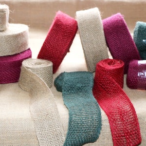 Ribbons! Jute Ribbons! Burlap Hessian Ribbons! Gift Wrapping! Mesh Ribbons!