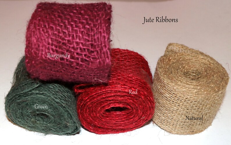 Rubans ! Rubans de jute ! Rubans de jute ! Emballage cadeau ! Rubans maillés ! image 2