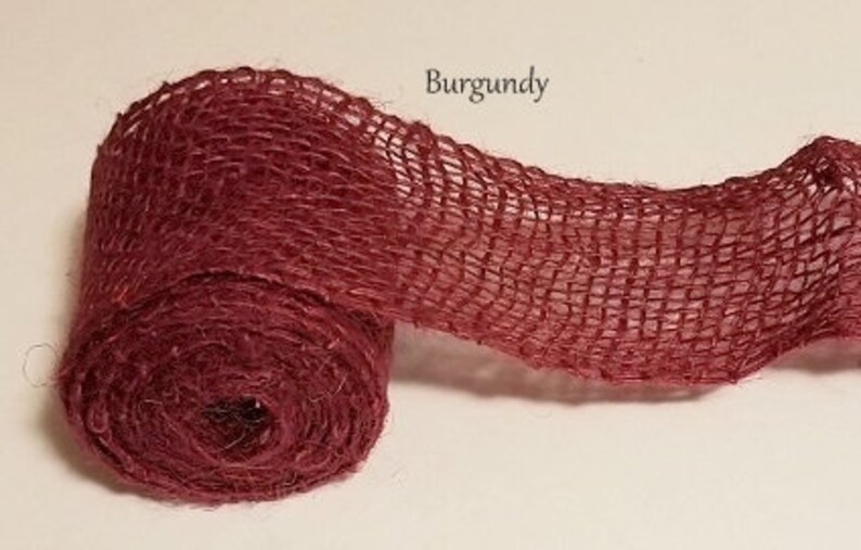 Rubans ! Rubans de jute ! Rubans de jute ! Emballage cadeau ! Rubans maillés ! image 5