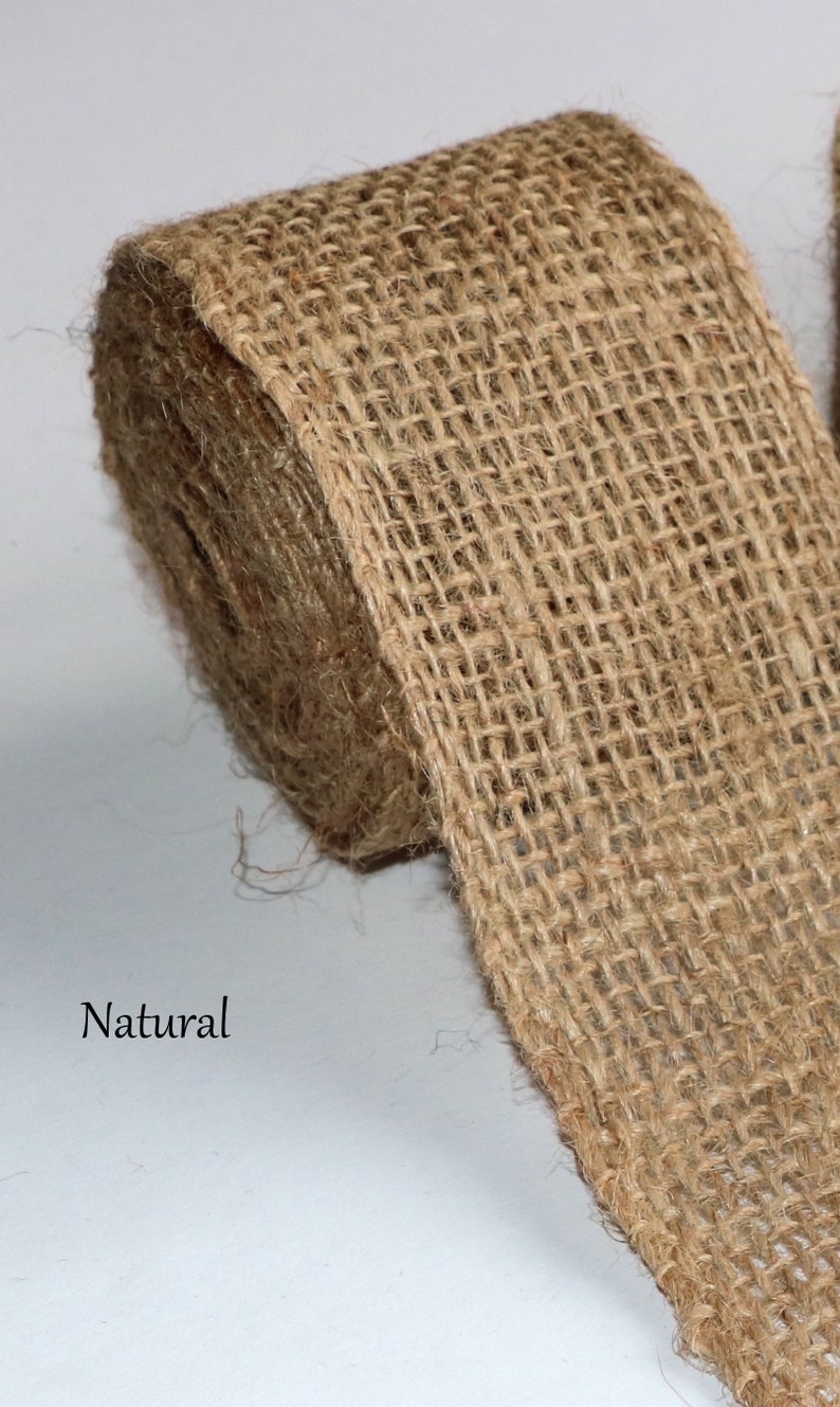 Rubans ! Rubans de jute ! Rubans de jute ! Emballage cadeau ! Rubans maillés ! image 4