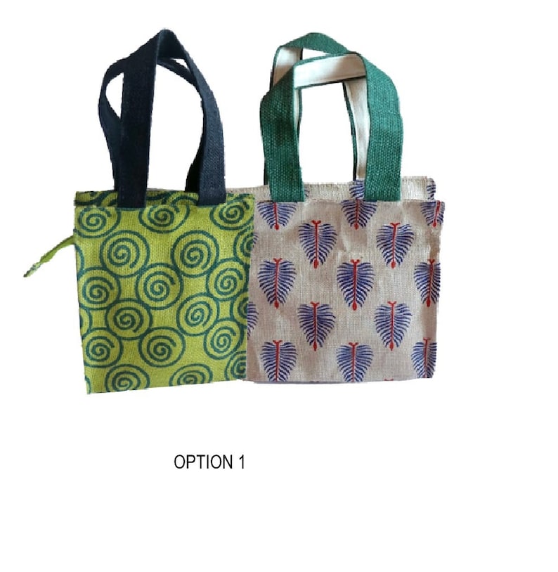 Small Lunch Bags Jute Bags Burlap Lunch Bags Waterproofed Etsy