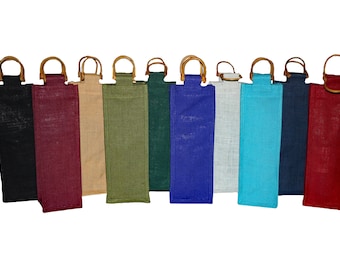 Des sacs à vin avec anses en rotin ! Des sacs-cadeaux à vin classiques ! Des sacs à vin ! Sacs à vin des Fêtes ! Offrir du vin ! Des sacs pour une seule bouteille !