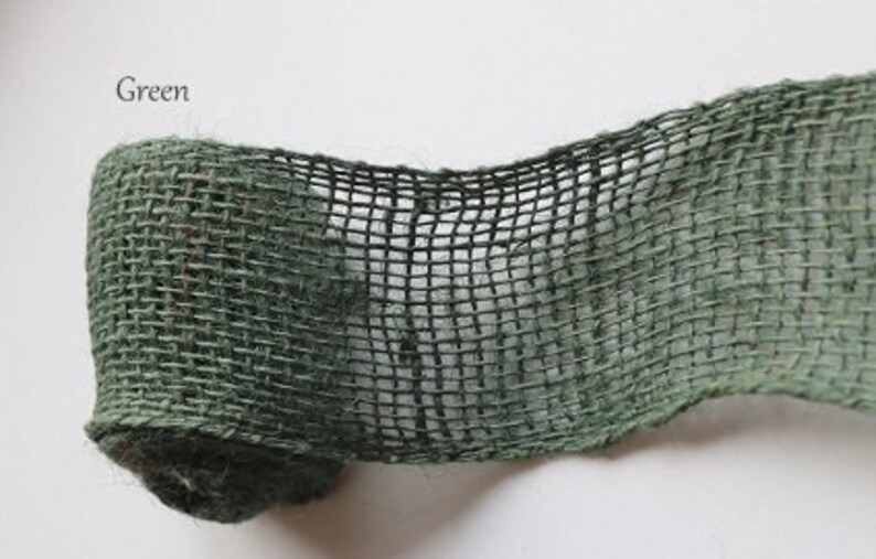 Rubans ! Rubans de jute ! Rubans de jute ! Emballage cadeau ! Rubans maillés ! image 6