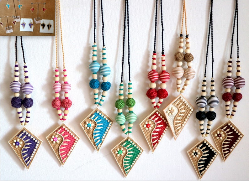 Lightweight Green Organic Natural Jewelry Eco-friendly Jewelry! Handmade Jewelry