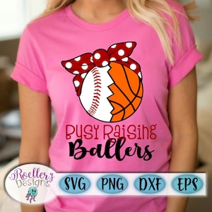 Basketball SVG, Baseball SVG, beschäftigt Heben Ballers Svg, Bandana, Baseball Basketball, Cricut, Download, Geschichte, SVG, Png, Sublimation, Dxf