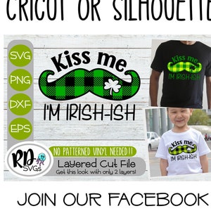 Bigode xadrez Svg, Dia de São Patrício Svg, Xadrez Svg, Clover Svg, Cricut, Arquivo de corte, SVG, Em camadas, Shamrock Svg, Lucky Svg, Saint Patricks, SVG
