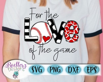 Love Of The Game Svg Etsy