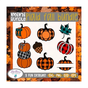 Round Autumn Monogram Frame SVG with Fall Leaves & Pumpkin for Cricut/ –  Board & Batten Design Co.