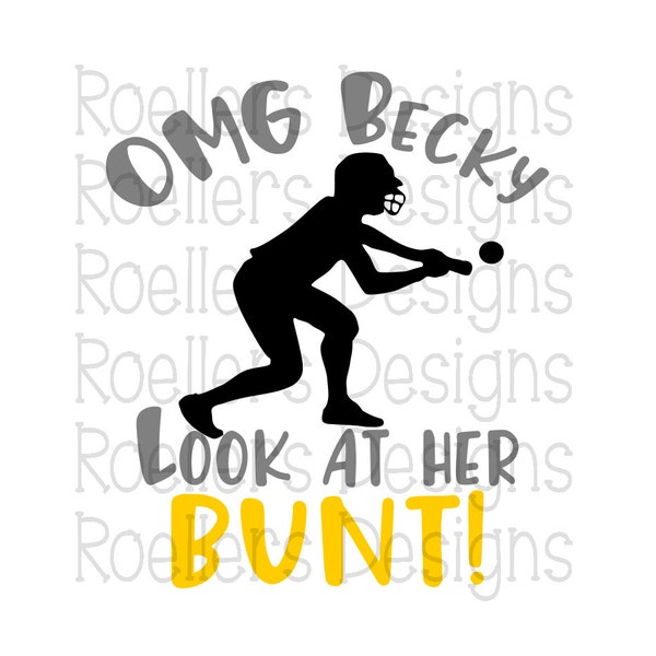 Look at her bunt svg, Softball Svg, Softball Dxf, Softball life svg, SVG, DXF, Sports Svg, Cricut Cut File, Silhouette, Softball saying svg