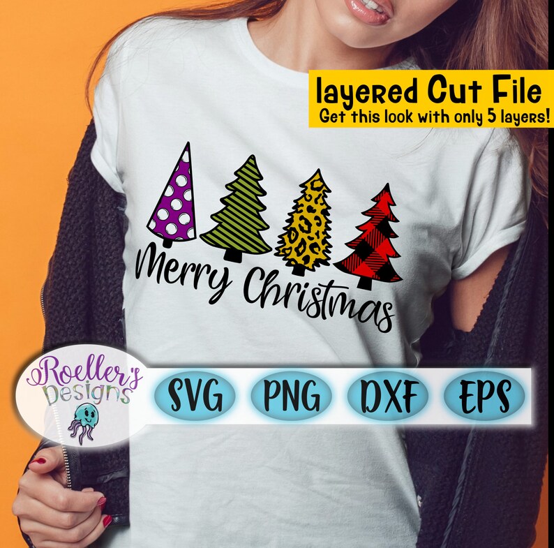 Download Christmas Svg Plaid Svg Layered Cricut Cut File Bundle | Etsy