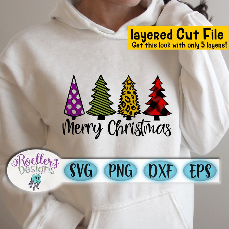 Download Christmas Svg Christmas Tree Svg Layered Patterned Cricut ...