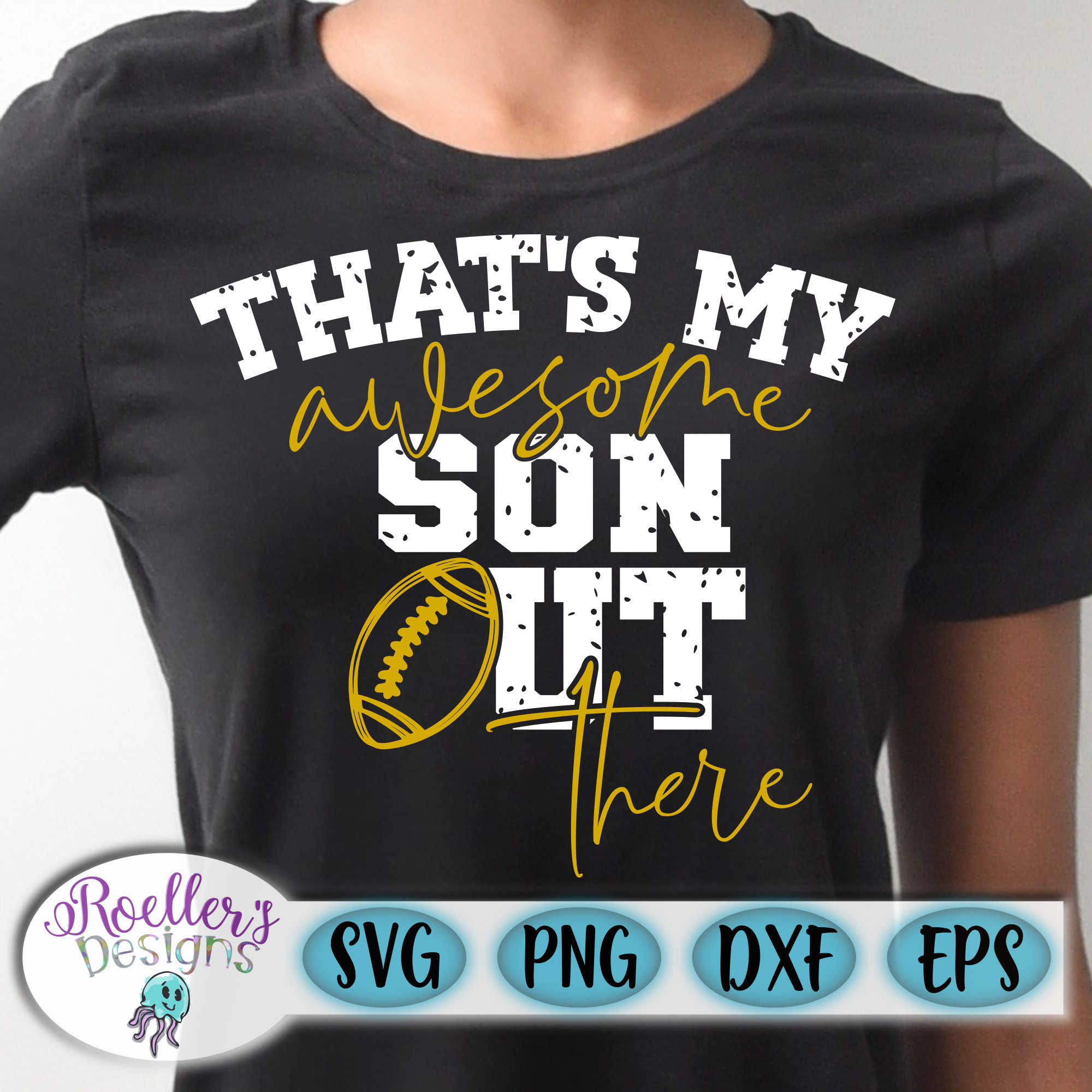 Football Svg That's My Awesome Son Svg Football Mom Svg | Etsy