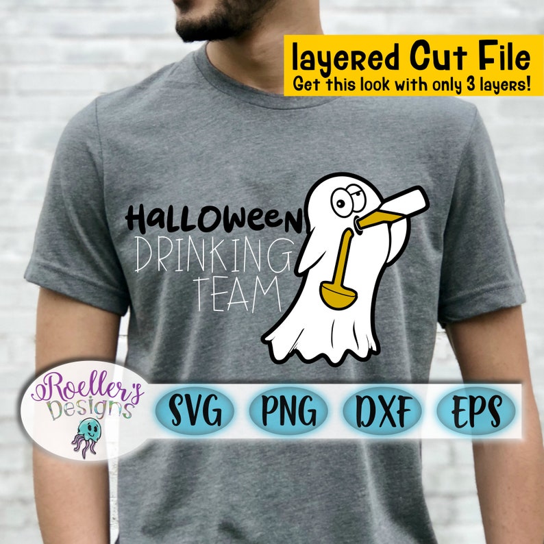Download Halloween Drinking Team Svg Ghost Svg Drinking Ghost Svg ...