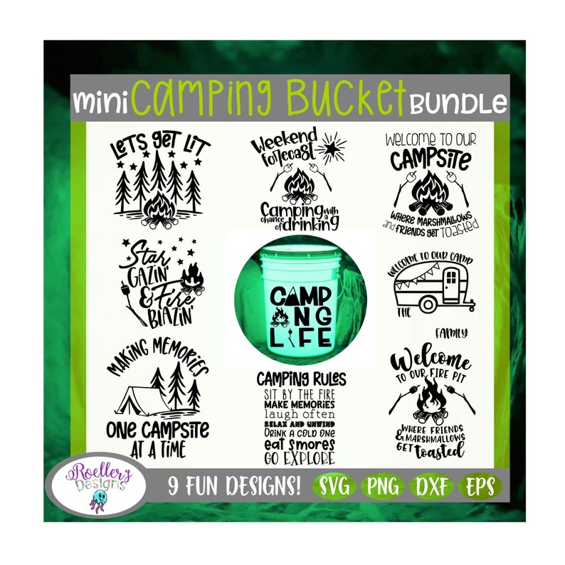 Free Free 232 Camping Bucket Svgs SVG PNG EPS DXF File