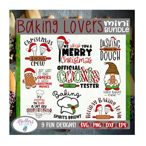 Svg de Natal, Baking Svg, Avental Svg, Toalha Svg, Bright Svg, Whisk Svg, Cricut, Layered, Cut File, Baking Lovers Svg, Gnome Svg, Cookie Svg