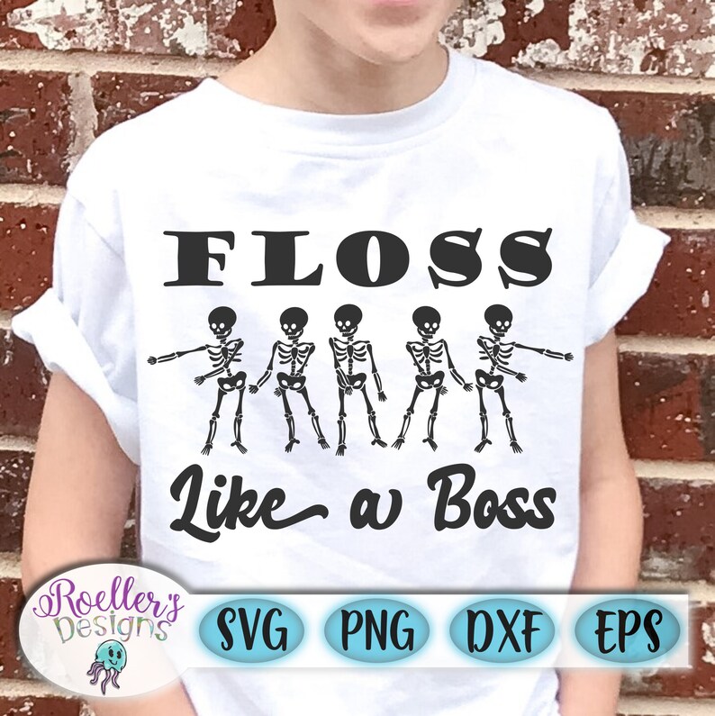 Download Floss Like A Boss Svg Flossing Skeleton Svg Will Floss For ...