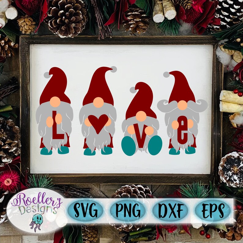 Download Gnome Svg Love Svg Gnome Shirt Valentine Svg Nordic Svg | Etsy
