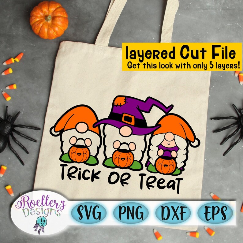 Download Halloween Svg Gnome Svg Halloween Gnome Svg Layered Svg | Etsy