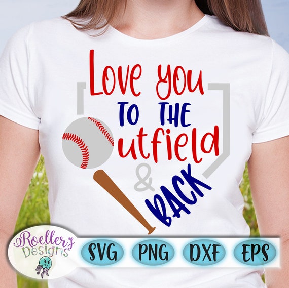 Download Love You To The Outfield And Back Softball Svg Baseball Svg Etsy