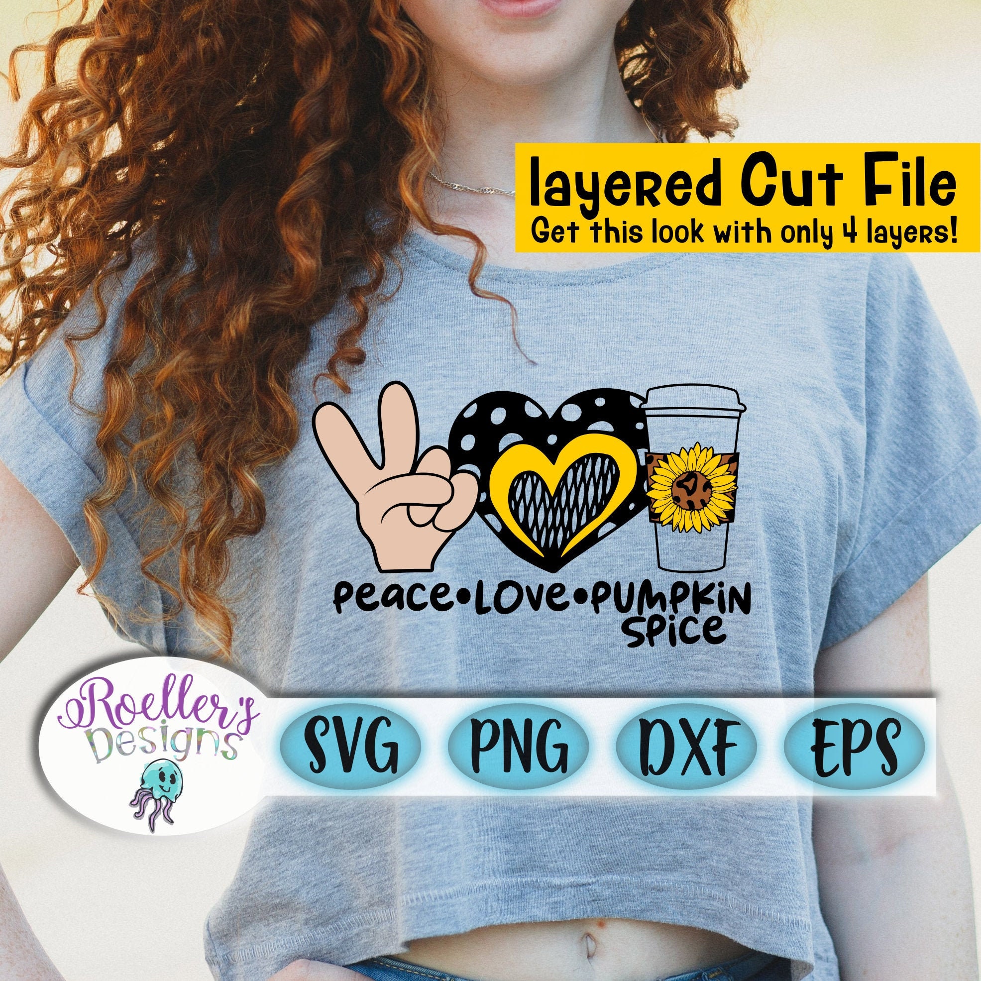 Download Peace Love Pumpkin Spice Svg Peace Love Svg Fall Svg ...