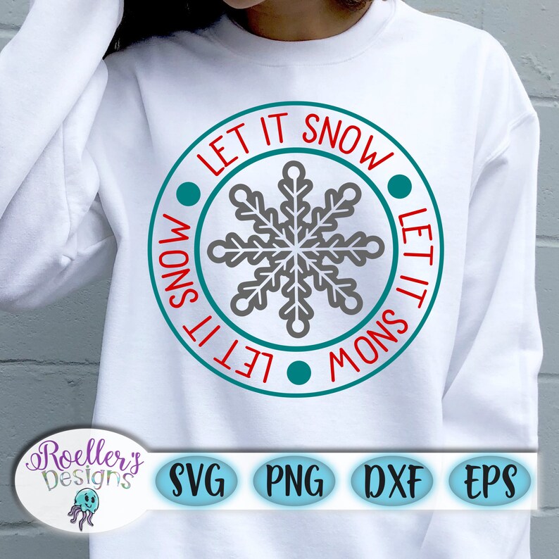 Download Let it Snow Svg Christmas Svg Ornament Svg Kids Christmas ...
