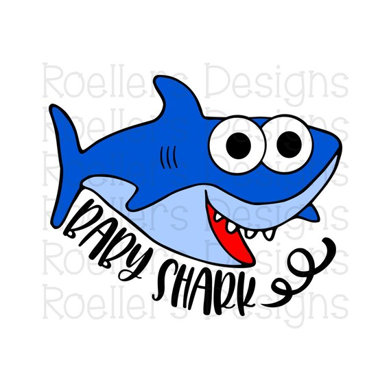 Download Baby Shark Svg Shark Svg Cartoon Shark Svg Shark Doo Doo ...