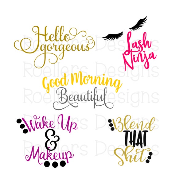 Download Makeup Brush Holder SVG Makeup SVG Blend That Shit Hello ...
