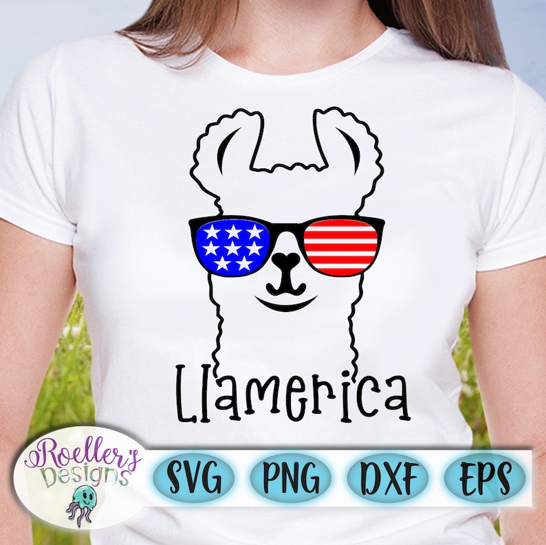 Download Llamerica Svg Llama SVG 4th of July Svg Boys Shirt Svg | Etsy