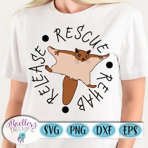 Flying Squirrel Svg, Squirrel Svg, Wildlife Svg, Rescue Svg, Rehab Svg, Release Svg, Woodland Svg, Cricut, Télécharger, Silhouette, Imprimable