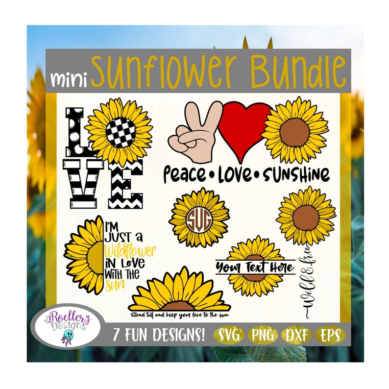 Download Monogram Svg Sunflower Svg Summer Svg layered SVG bundle ...