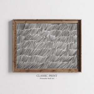Printable | Minimal Modern Wall Art | Abstract Sketch | Instant Digital Download