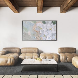 Samsung Frame TV Art Abstract Art For Frame Tv, Oil Painting image 3