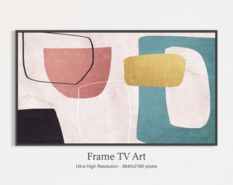 Samsung Frame TV Art | Modern Abstract Painting |  Art For Frame TV | Oil Painting | Digital Download