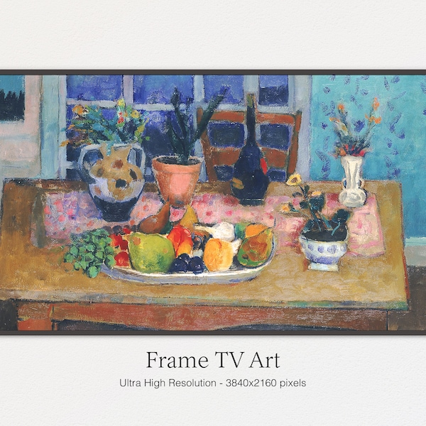 Samsung Frame TV Art | Classic Still Life Painting | Frame for TV | Oil Art | Digital Download