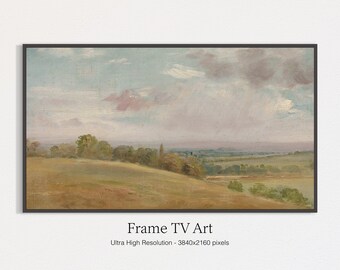 Samsung Frame TV Art | Vintage Landscape Painting