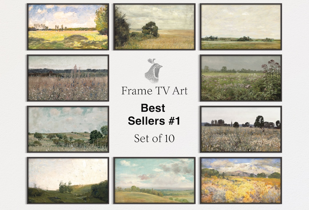 Buy Samsung Frame TV Art Set of 10 Classic Landscape Art Online in India Etsy