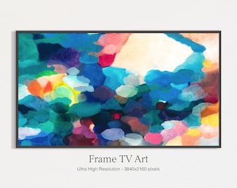 Abstract Oil Painting for Samsung Frame TV | Modern Art (Digital Download)