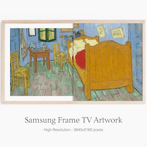 Samsung Frame TV Art | Van Gogh Paintings | Digital Download | Art for Tv | Oil on Canvas | Bedroom