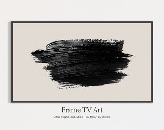 Samsung Frame TV Art | Abstract Art | Beige Sand White Abstract | Modern Minimalist Art | Abstract Brush Strokes | Digital Download