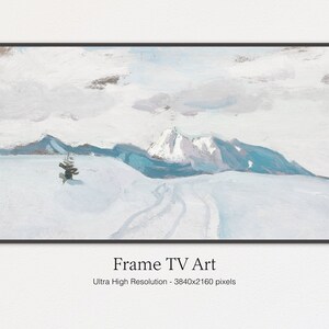 Samsung Frame TV | Winter Landscape | Frame for TV | Digital Download