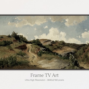 Samsung Frame TV Art | Landscape Painting | Country Farmhouse Decor | Digital TV Download | Vintage Nature Art For Tv