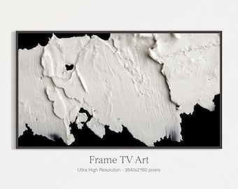 Samsung Frame TV Art, Black and White, Frame TV Art Modern White and Black, Modern Black and White Frame TV Art, Instant Digital Download
