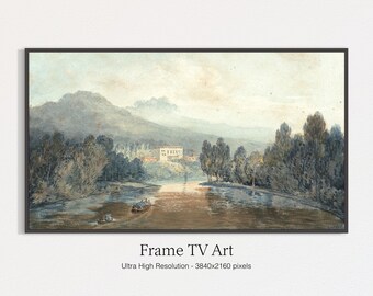 Samsung Frame TV | Spring Landscape Art | Vintage Painting | Digital Download