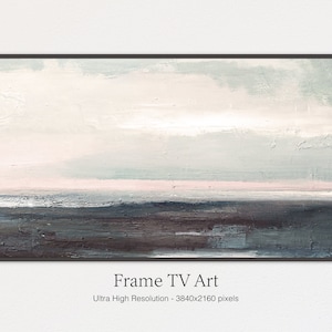 Samsung Frame TV Art Sea Clouds Painting | Country Farmhouse Decor | DIGITAL TV Download