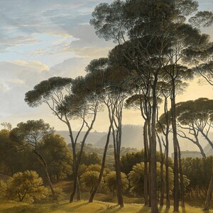 Arte da TV com moldura Samsung | Pintura de paisagem florestal vintage | Download Digital Instantâneo imagem 6